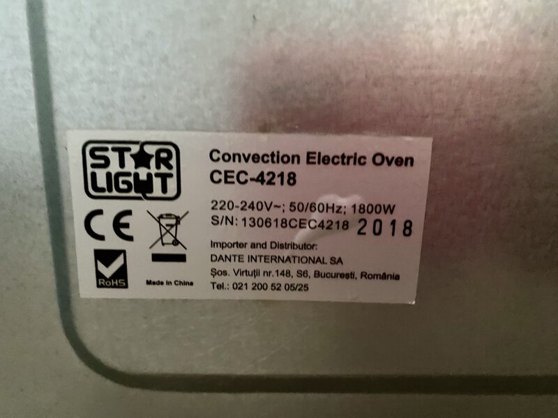 Cuptor Electric Star Light